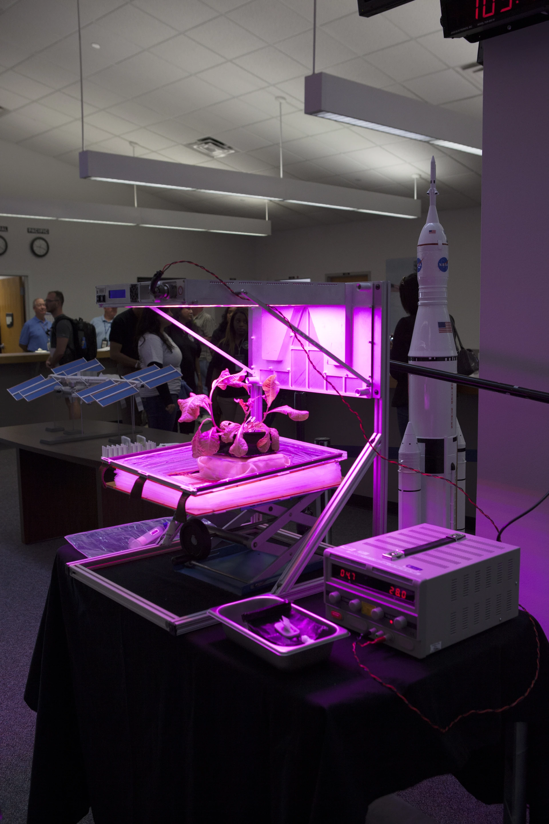 The Veggie unit on display at the Kennedy Space Center in Florida (Photo: NASA)