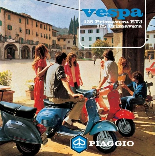 "Vespa 125 Primavera, Vespa 125 ET3" brochure, 1981