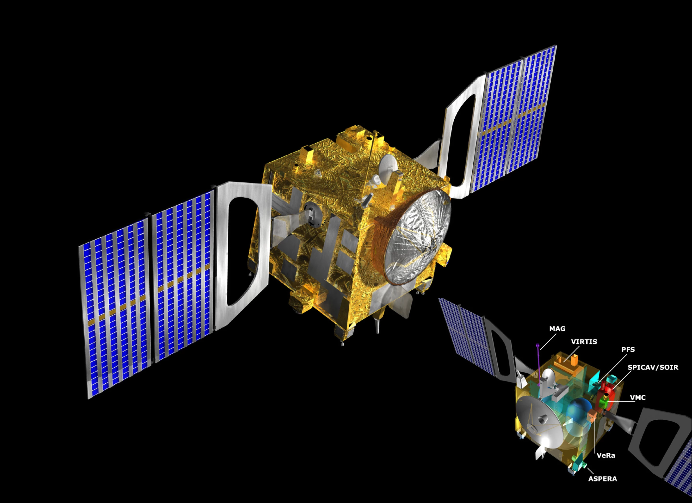 An artist's impression of Venus Express (Image: ESA)