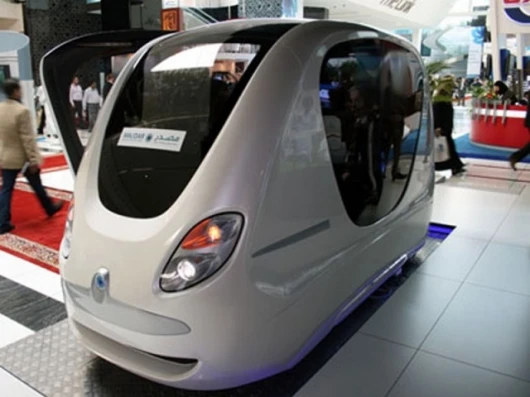 Masdar City's "podcar"Photo: TreeHugger