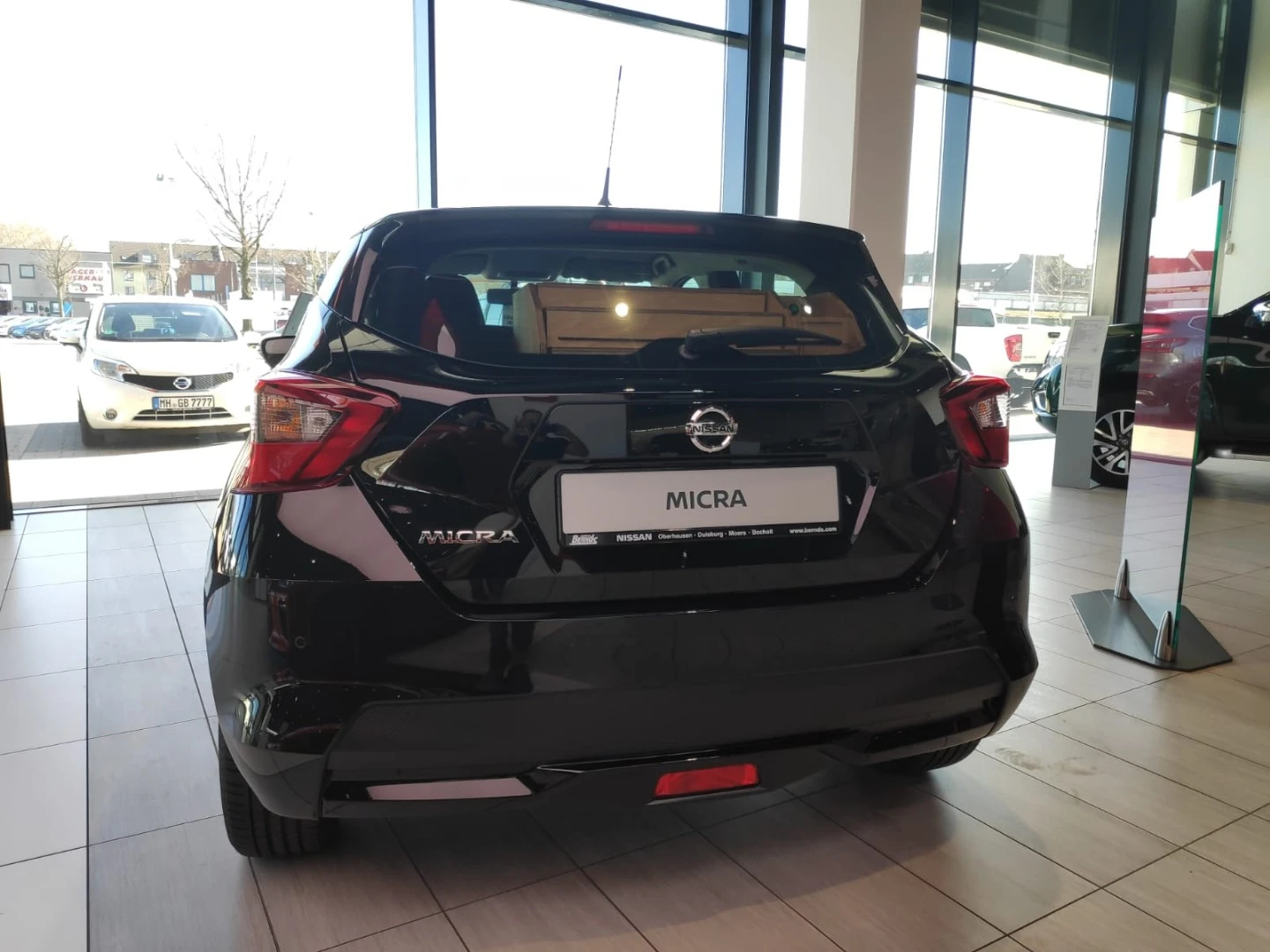The Nissan Micra is one subcompact compatible with the ElloBox – see it peeking out of the window