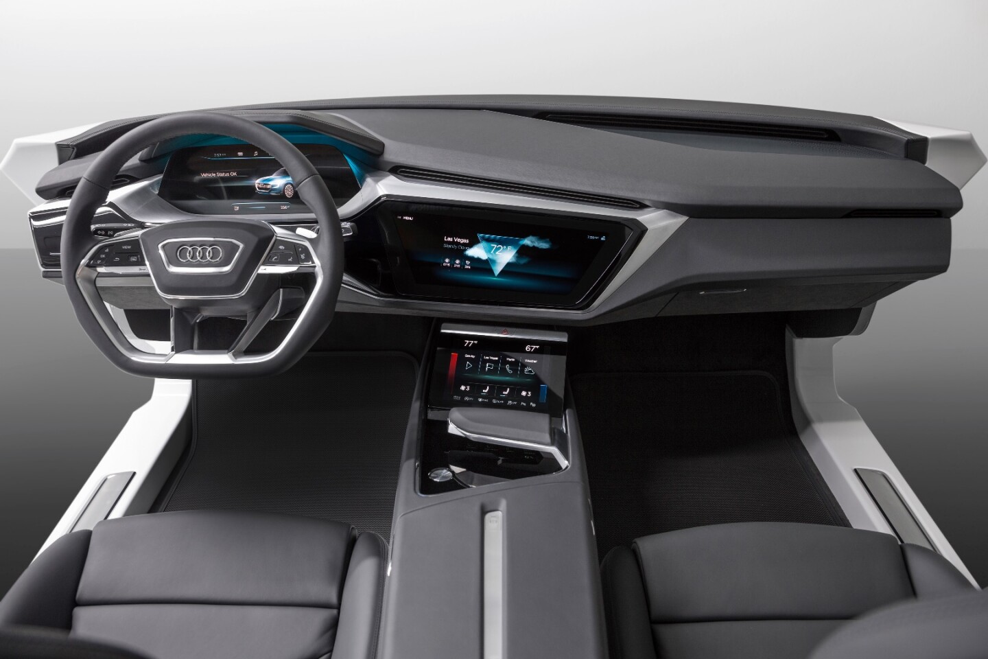 Audi shows an AMOLED-based concept interior at CES 2016