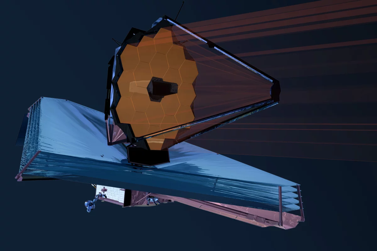 Artist's concept of the James Webb Space Telescope