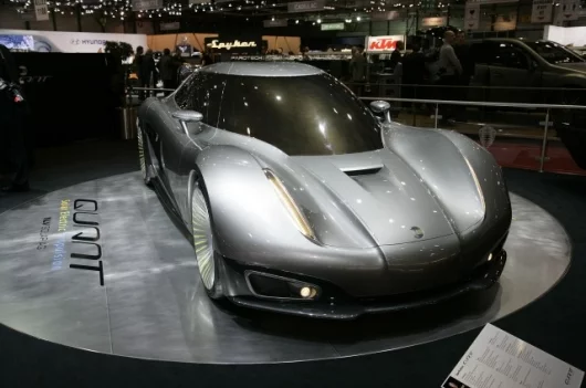 The Koenigsegg/NLV Solar Quant debuted at the 2009 Geneva Motor Show