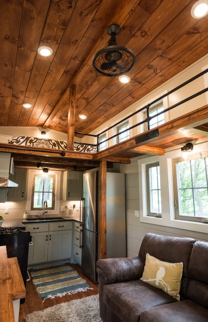 View to the kitchen from the Retreat's living room