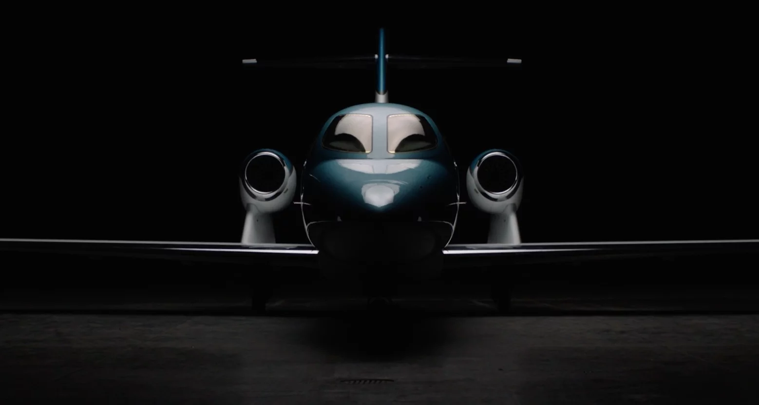 Range of the HondaJet Elite is listed as 1,437 nautical miles (2,660 km)