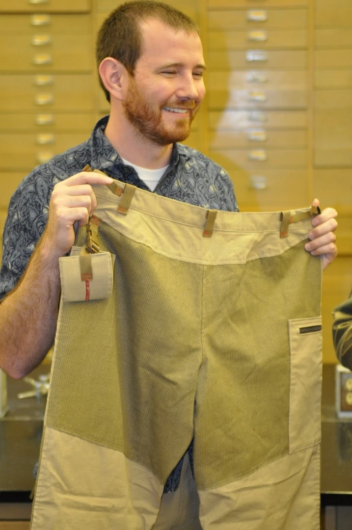 Kenderes, a graduate student in the Department of Geological Sciences, helped field test Romine's work