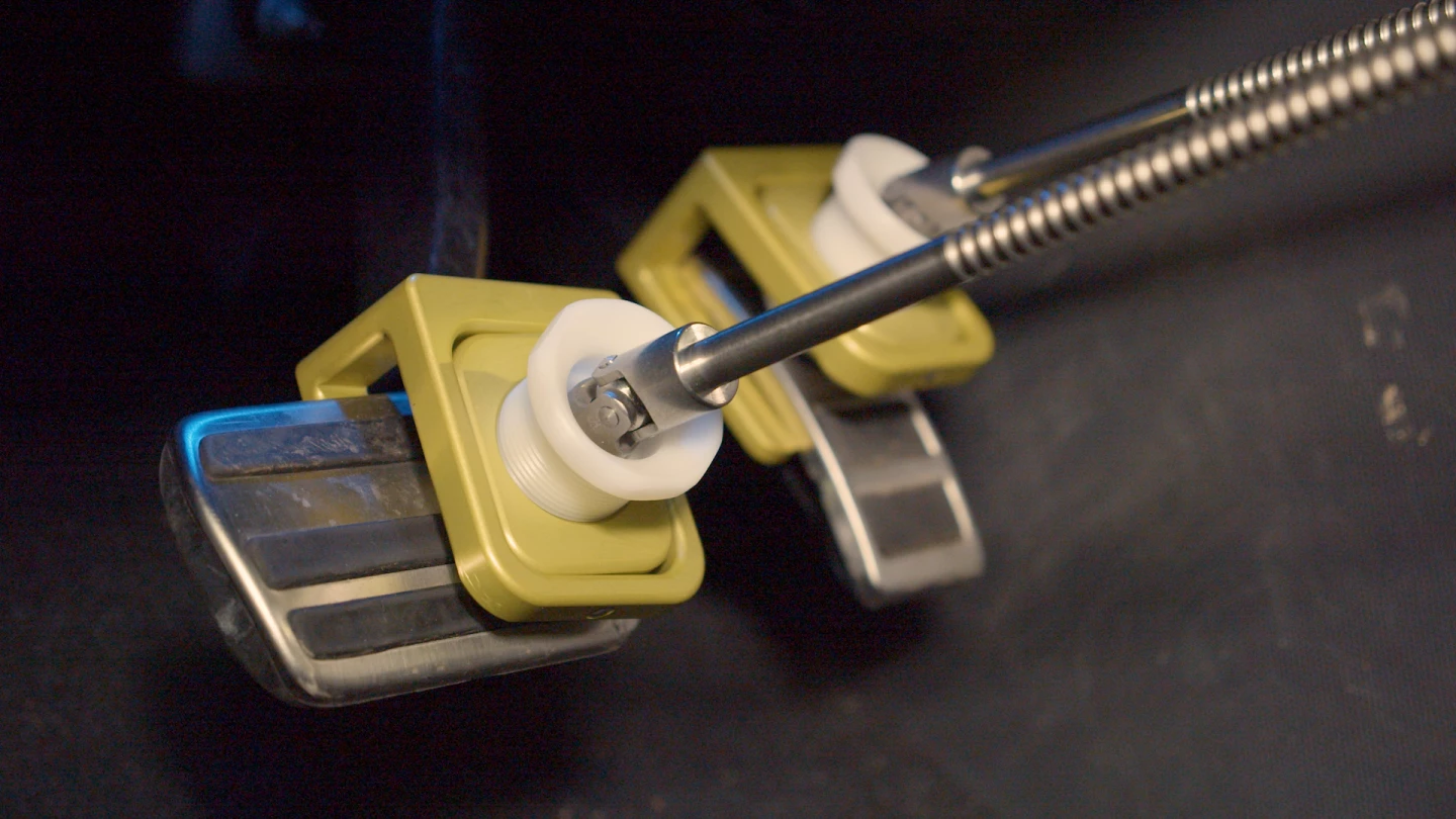 Robot driver operating pedals