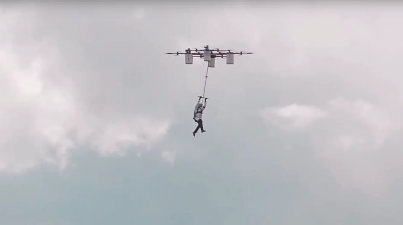 Thrill seekers here is your new favorite extreme sport. Using a drone you can effectively base-jump anywhere without the need for a tall building or cliff