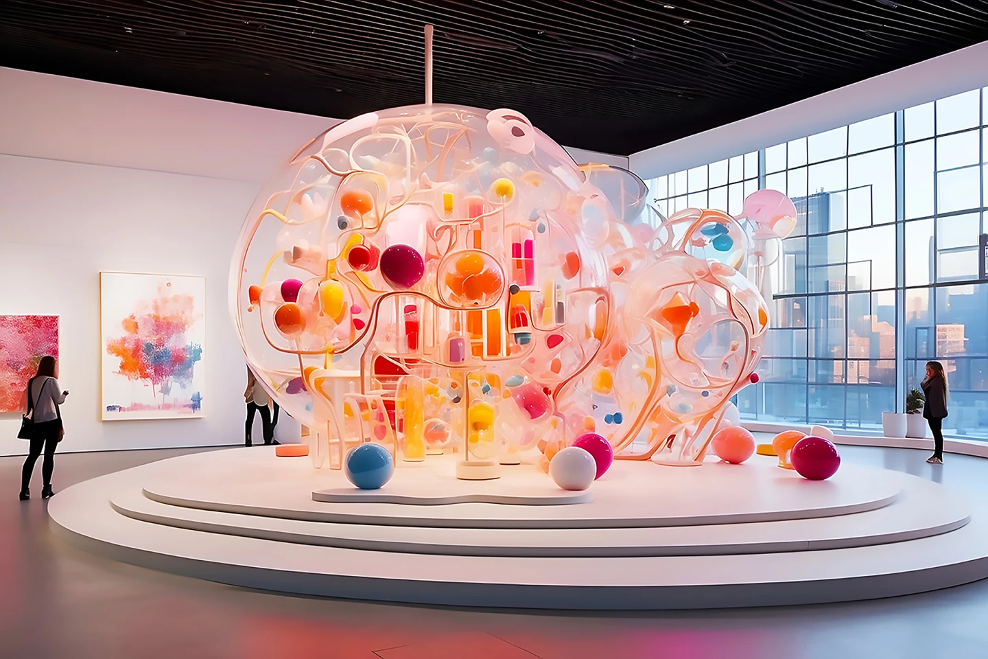 "Inspired by the Venetian rich cultural heritage and the intricate craft of glassmaking, the Floating Glass Museum blends tradition and innovation"