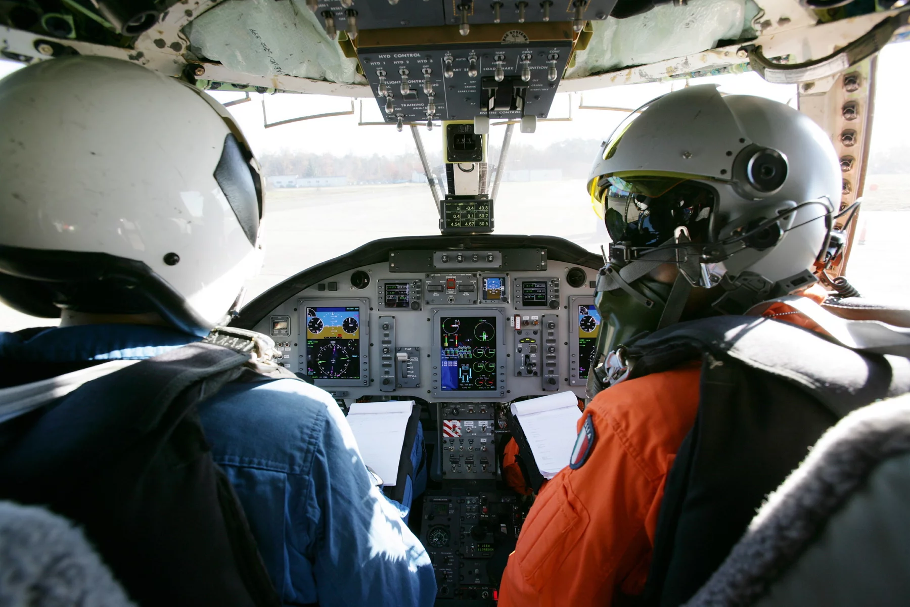The AW609 cockpit