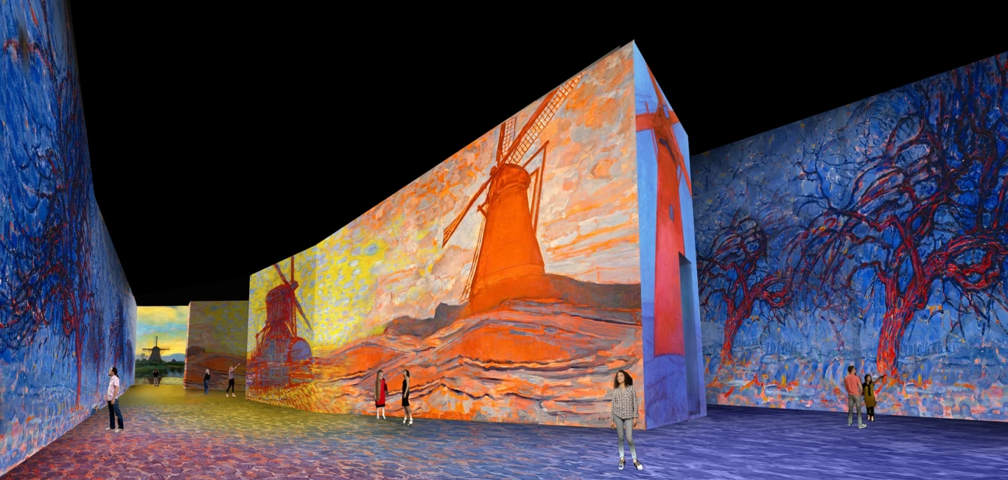 The Nationaal Ensemble pavilion at Soestdijk Palace would feature projections on the interior walls