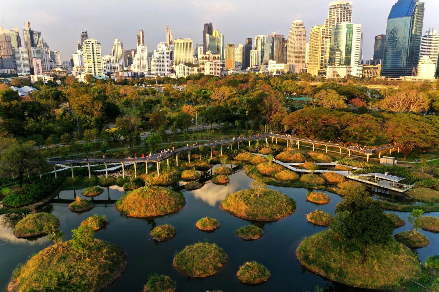 The Landscape of the Year award has gone to Turenscape for Benjakki Forest Park: Transforming a Brownfield into an Urban Ecological Sanctuary