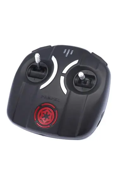 The remote for the Tie Advanced X1 and the Speeder Bike puts the power of the Dark Side in your hands