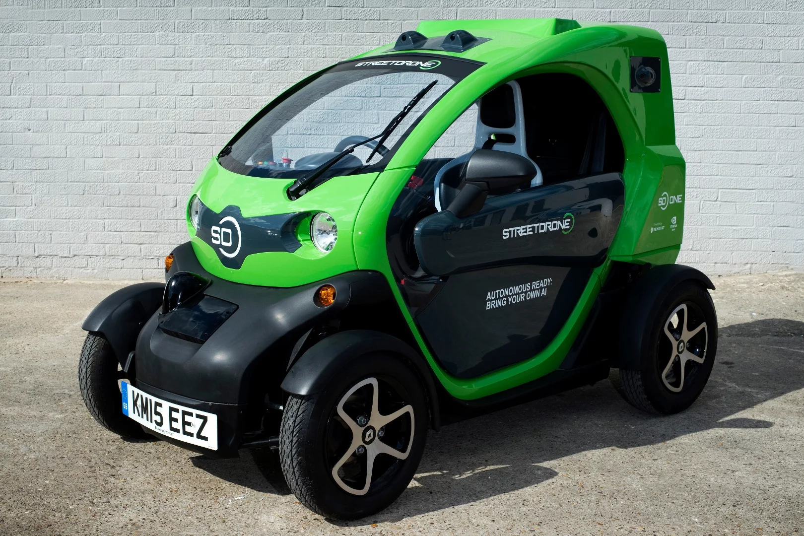 StreetDrone's open-source autonomous test bed, built on the Renault Twizy