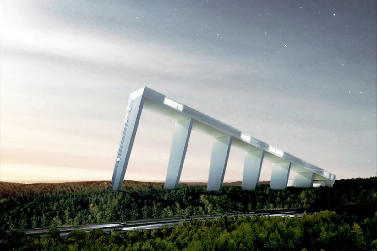 The spectacular Skipark 360 - set to be the largest indoor ski resort in the world (image from skipark360)