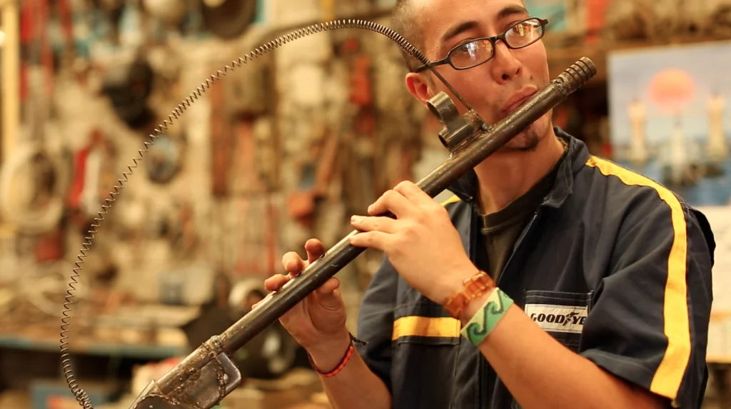 Mexican artist Pedro Reyes's Imagine project transformed weapons into musical instruments