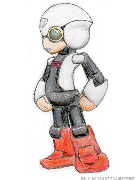 Tomotaka Takahashi's concept sketch of the robot