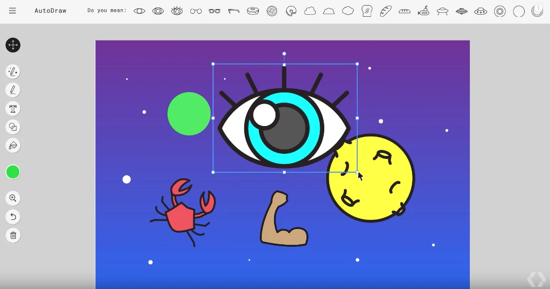 Google's Autodraw is a free web-based app that uses machine learning to identify what you're trying to scribble and replaces it with recognizable images