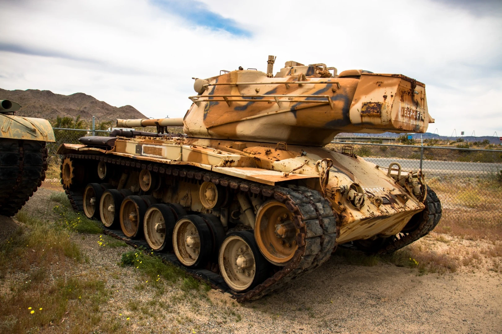 Another example of the M47 Patton Tank with a different paint scheme