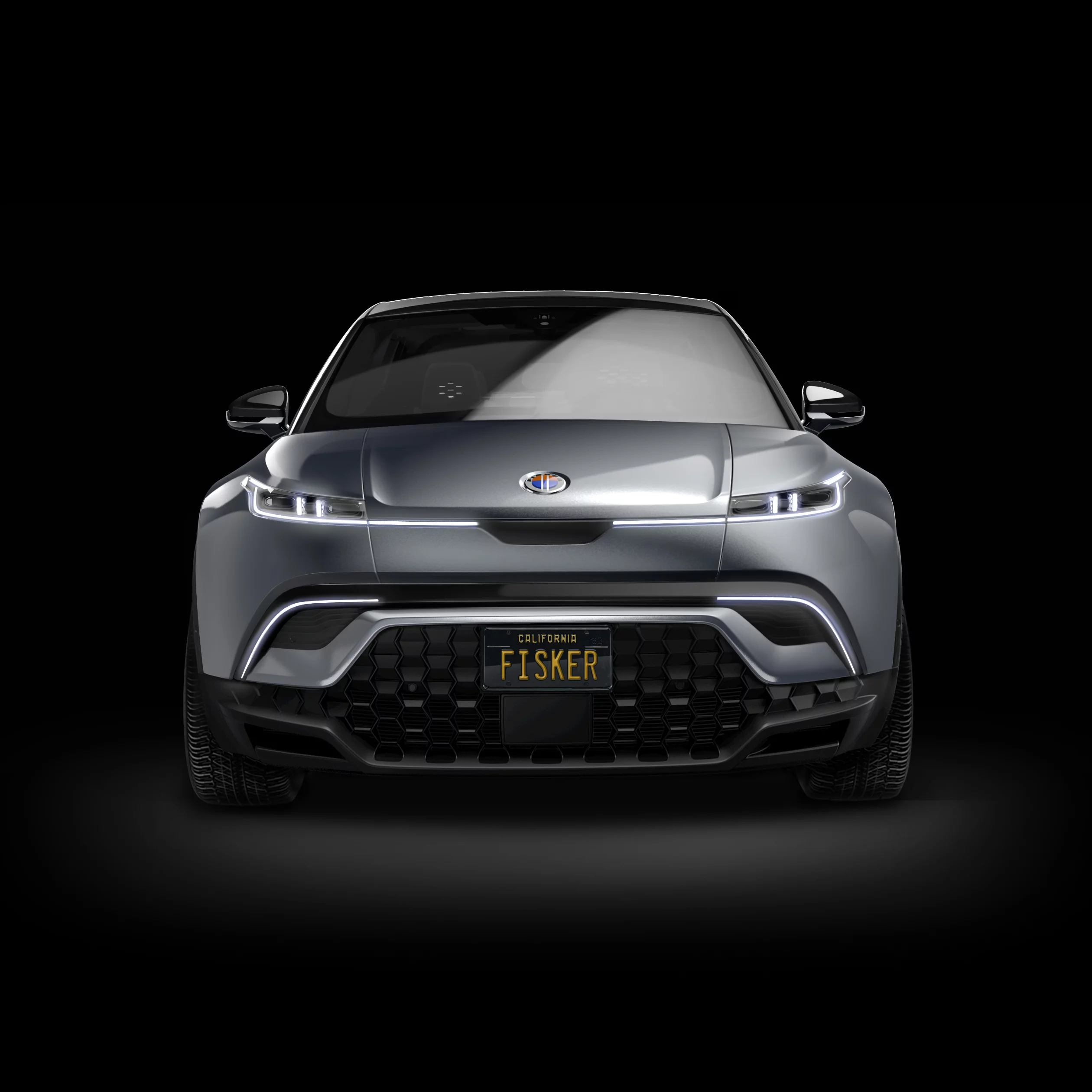 The Fisker Ocean electric SUV, unveiled in the flesh at CES in Las Vegas