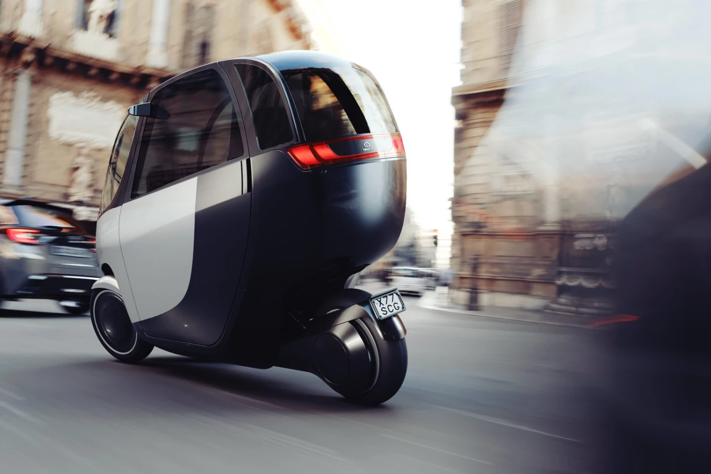 The Nimbus will come with a full lighting package and a windshield wiper