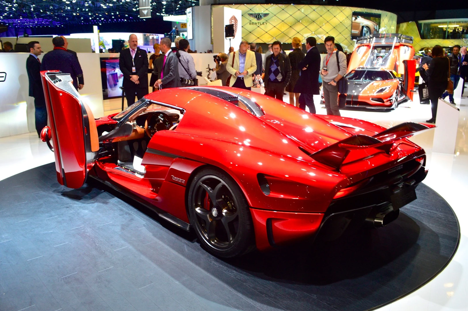 Koenigsegg showed the Regera at the Geneva and New York auto shows