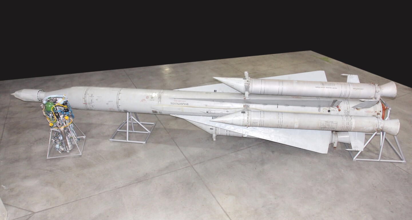 A Russian prototype Kholod hypersonic test missile