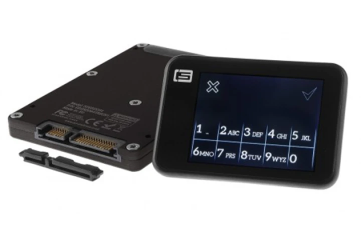 The SecureDrives Autothysis128t SSD has the ability to self-destruct when triggered via text message