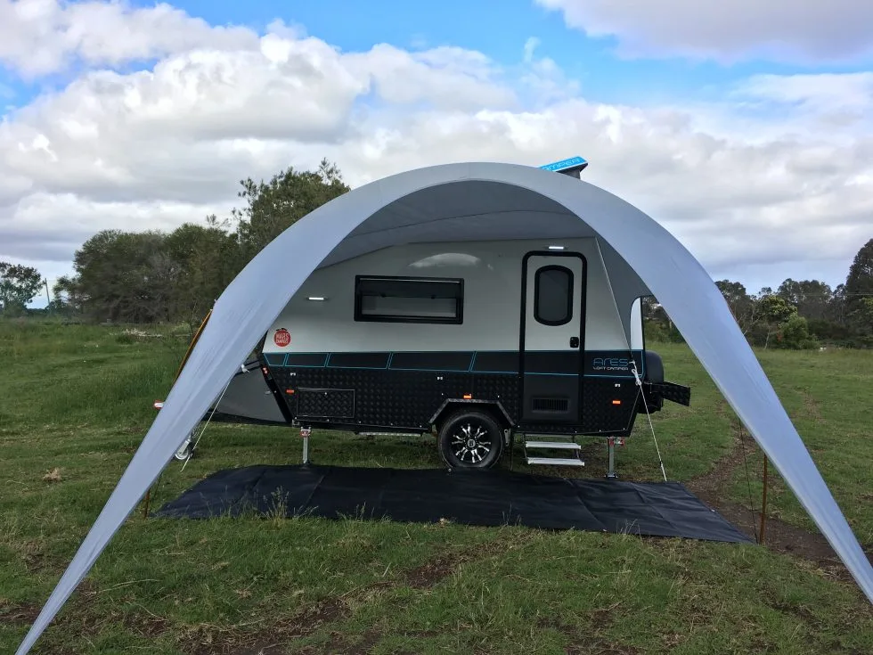 Mars offers the base "Lifestyle" Ares trim and the more comprehensive "Deluxe." The awning is standard with the latter