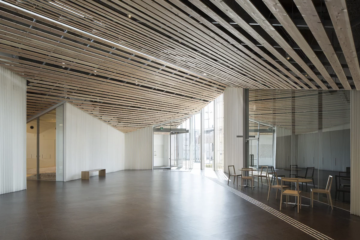 The Towada City Plaza in Aomori, Japan. By Kengo Kuma & Associates