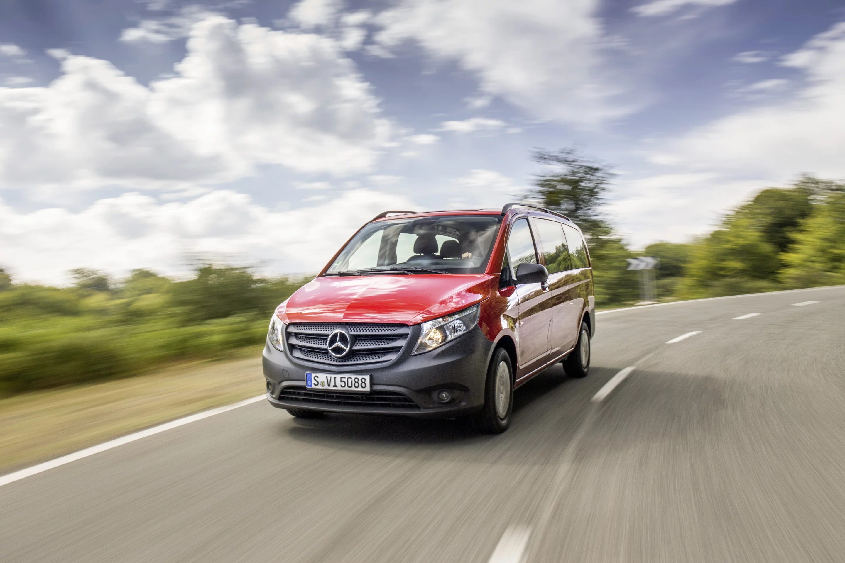 The Mercedes-Benz Vito comes in petrol and diesel options