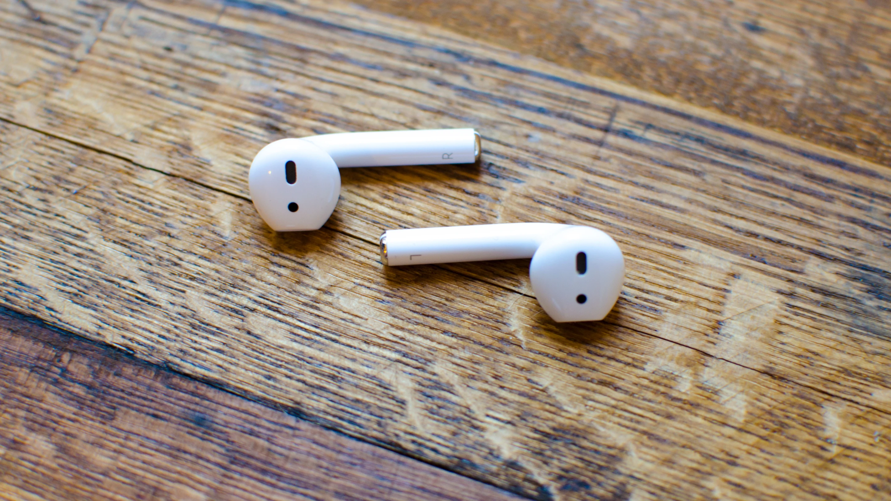 The inner sides of AirPods