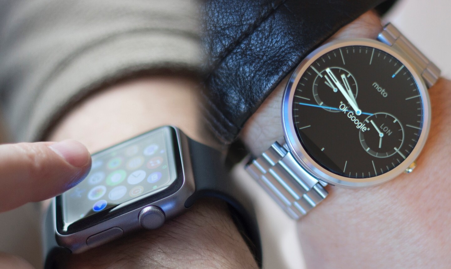 Apple Watch vs. Moto 360 Quick look