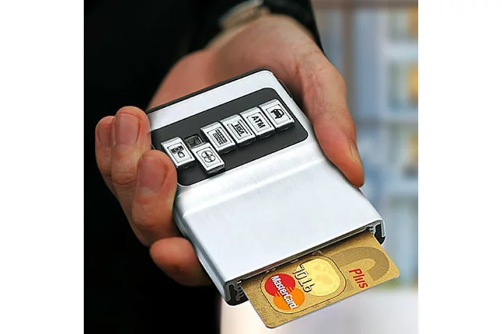 As its name suggests the Credit Card Holder holds your credit cards