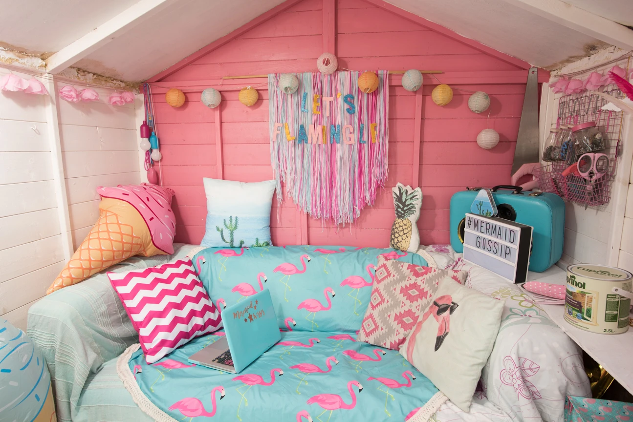 The #Girlshed is described as "belonging to a mermaid" by its owner
