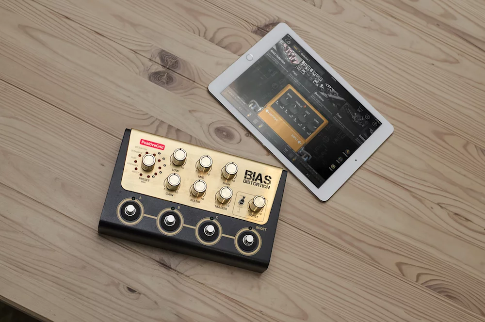 The BIAS Distortion is designed to work with Positive Grid's BIAS Pedal modeling software