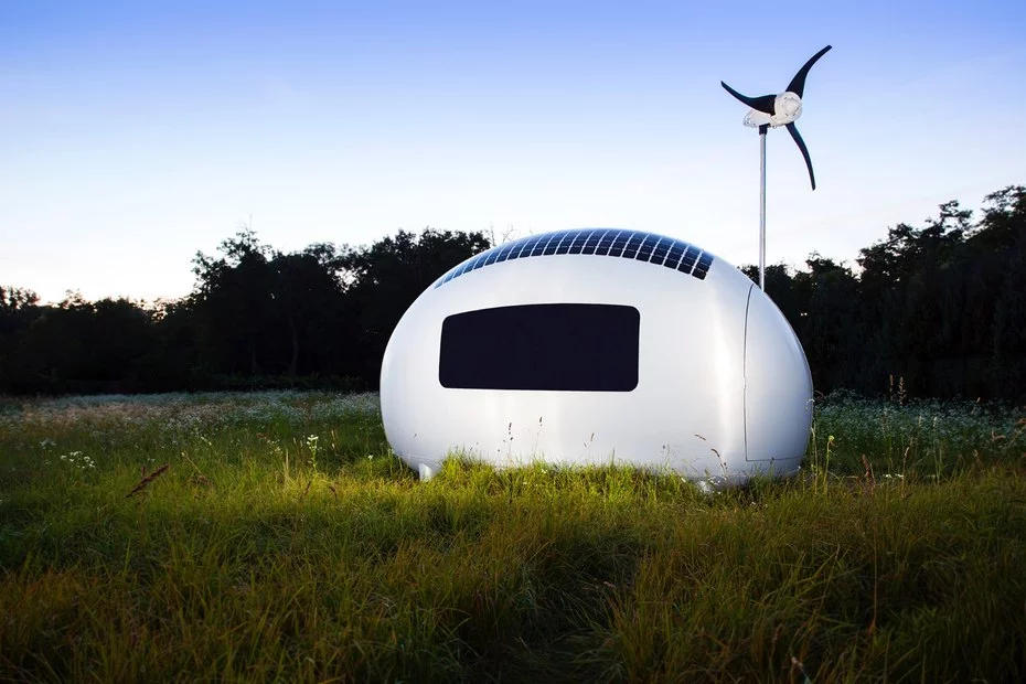 The Ecocapsule, by Bratislava, Slovakia-based Nice Architects, recently moved from whimsical render into real-life prototype