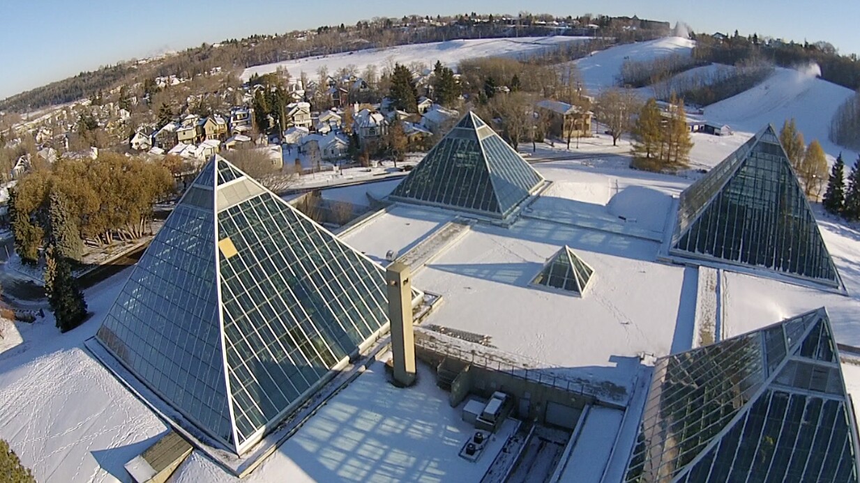 A frame of video captured by the Vision's camera