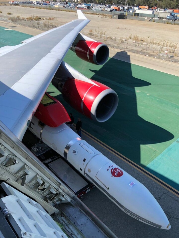 Virgin Orbit has successfully integrated its LauncherOne rocket into its Cosmic Girl mothership ahead of its first test flights