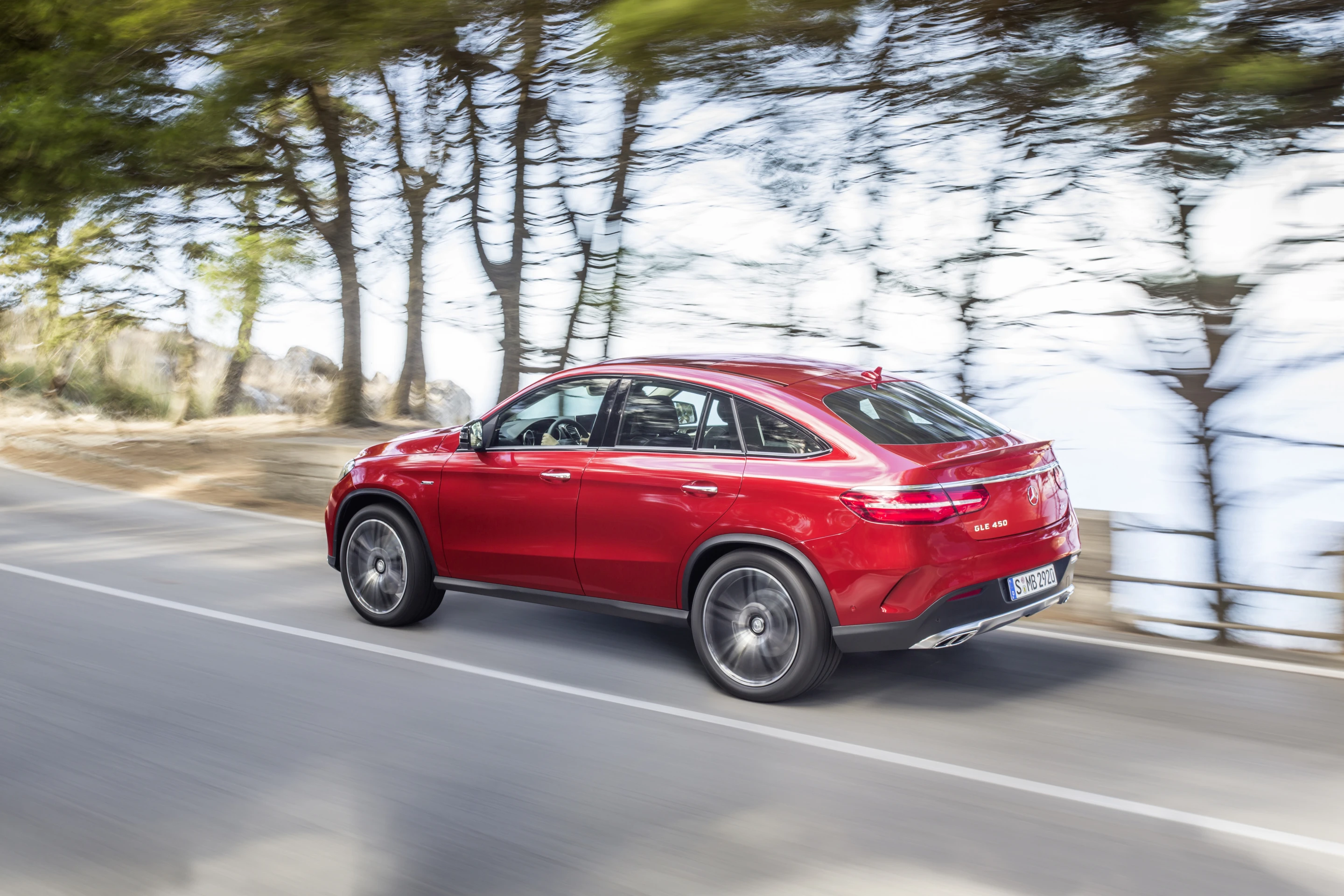 Despite the sloping roofline, Mercedes claims the GLE Coupe is still a practical choice
