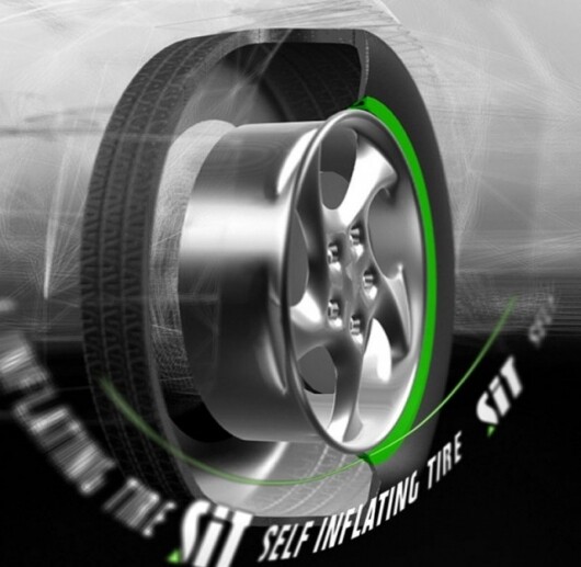 The selfinflating tire