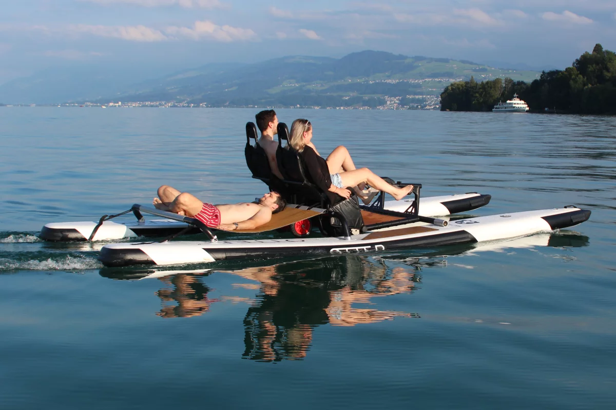 The pedal-electric Otter Bike sells for US$11,900