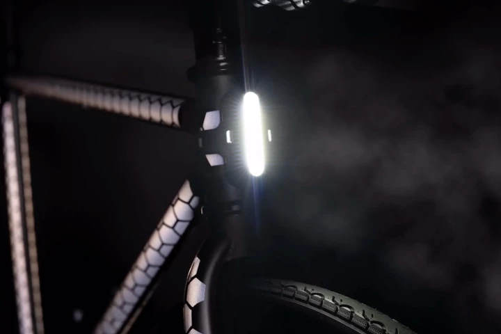 The RydeSafe Headtube Bike Light is presently on Kickstarter
