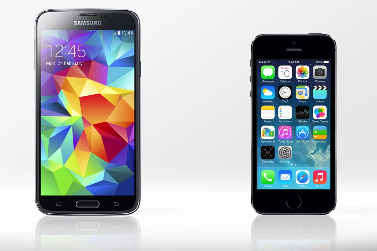 Gizmag compares the features and specs of the Samsung Galaxy S5 and iPhone 5s