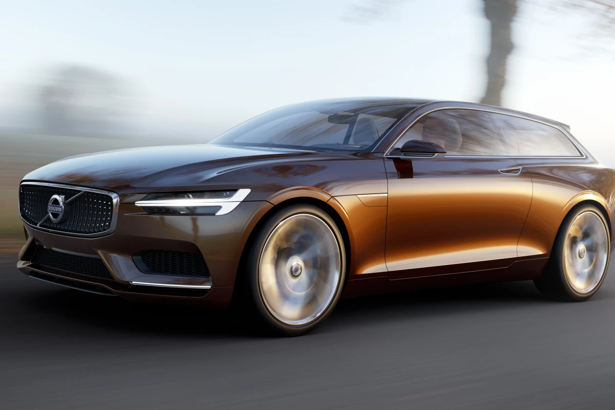 Beautifully proportioned, the concept’s decreasing roofline, low hoodline, short forward overhangs, fluid waistline treatments and narrowing cabin make for one stunning wagon