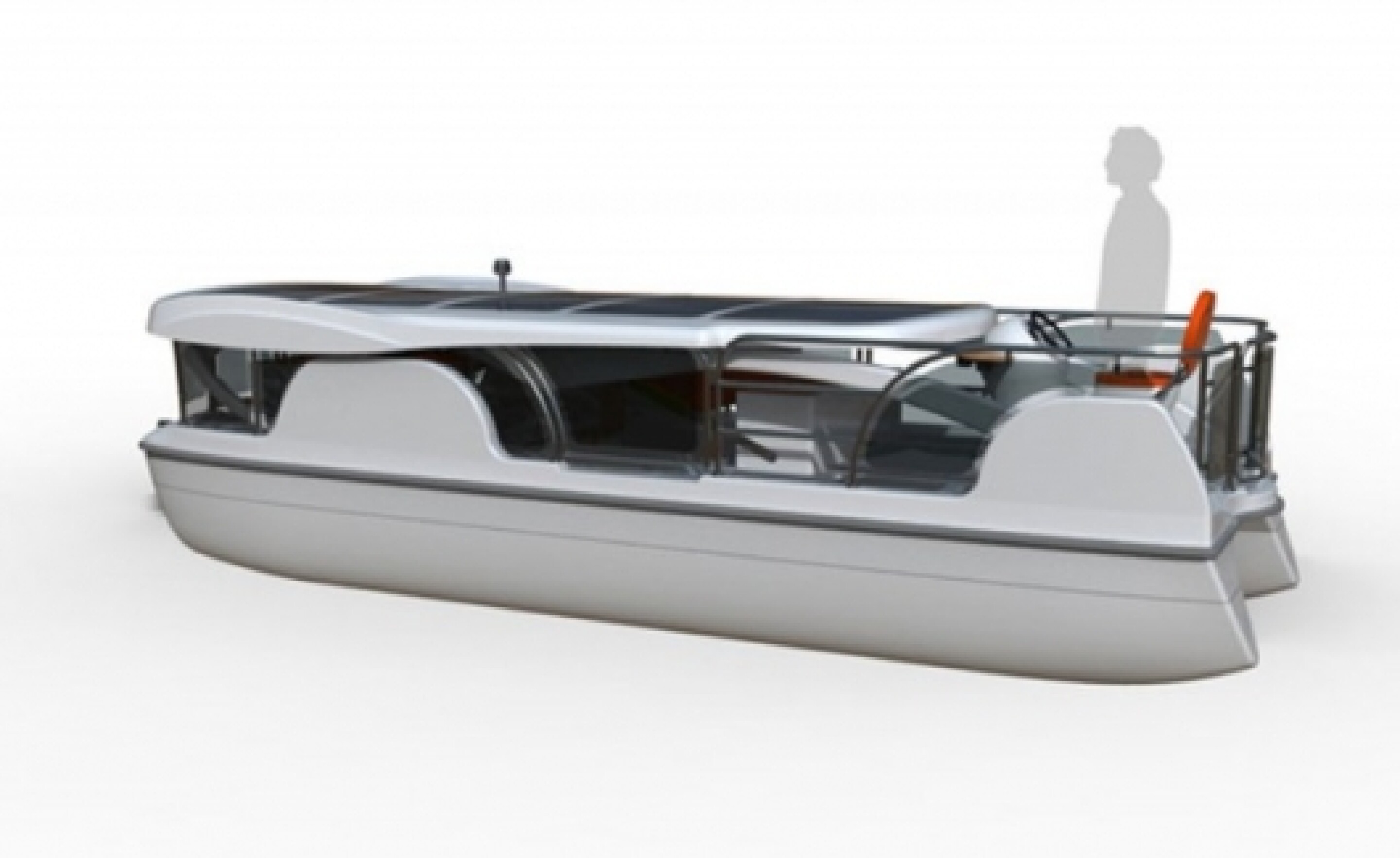 Solar powered pleasure boat gets design overhaul