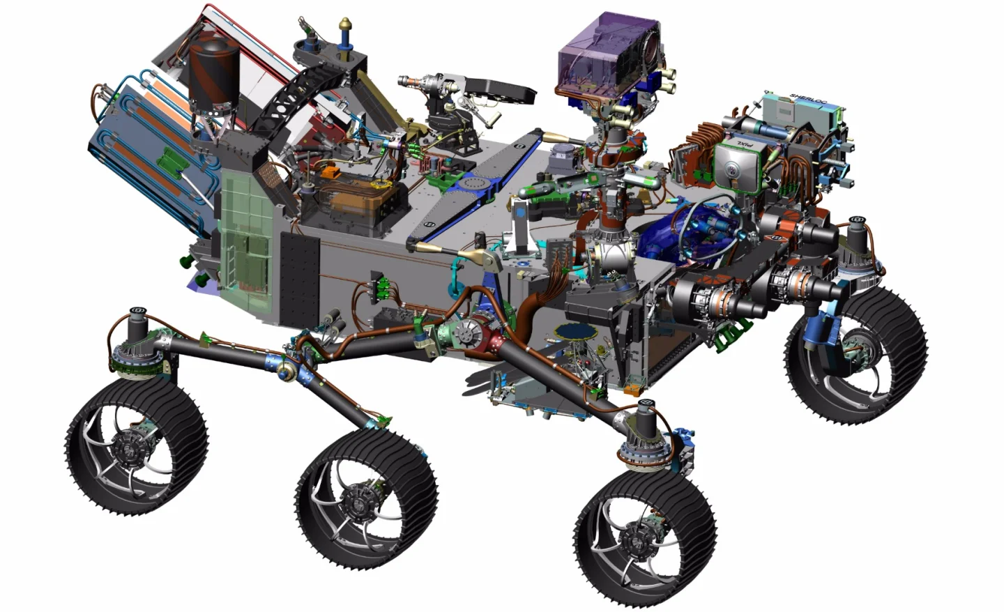 The Mars 2020 rover is based on the Curiosity rover