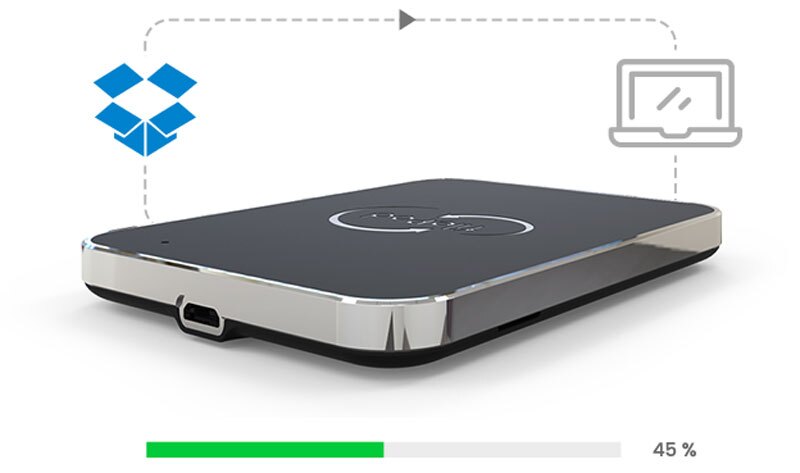 filePod syncs between devices automatically