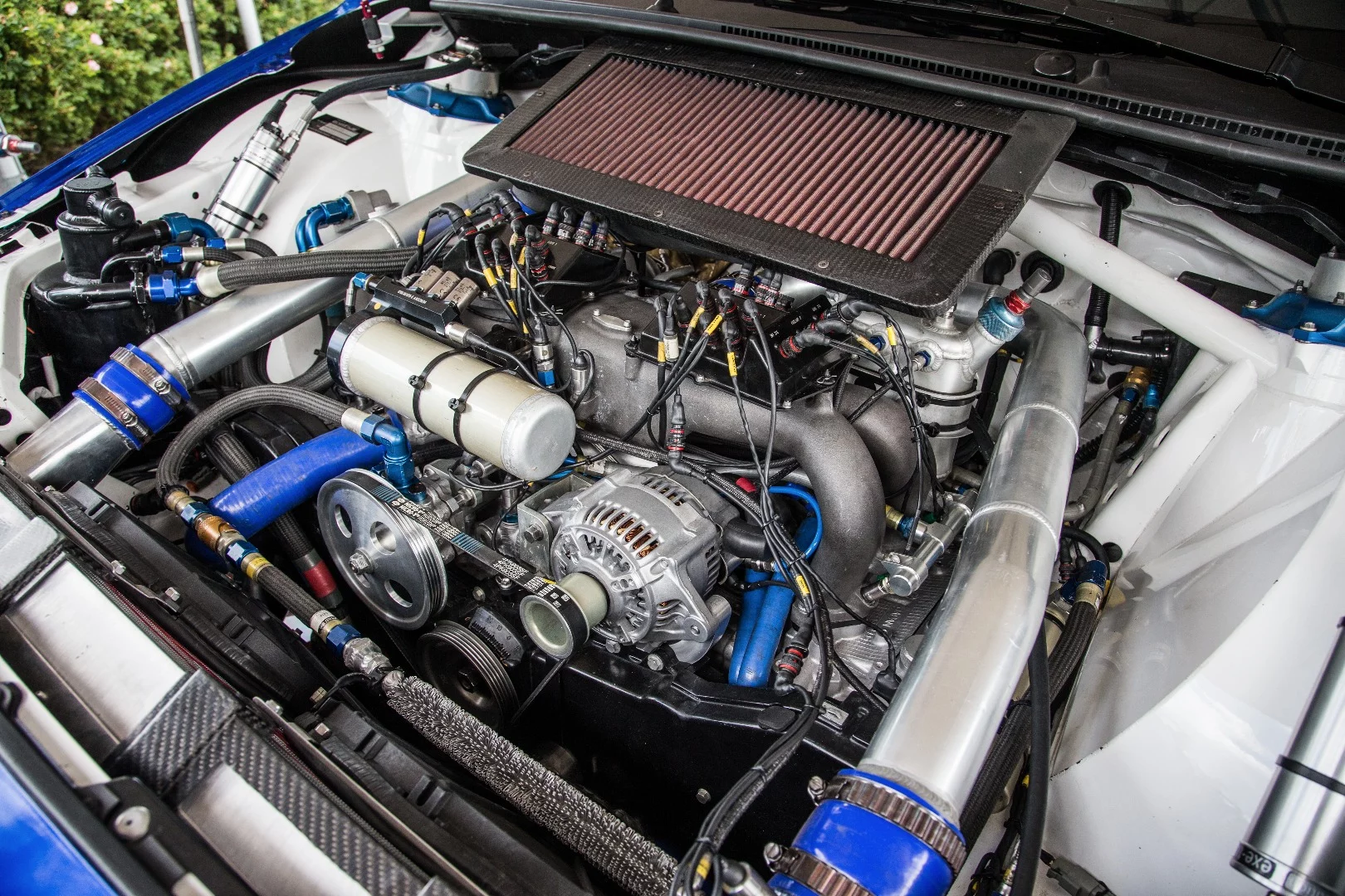 Under the hood of the Subaru WRX STI Type RA NBR Special